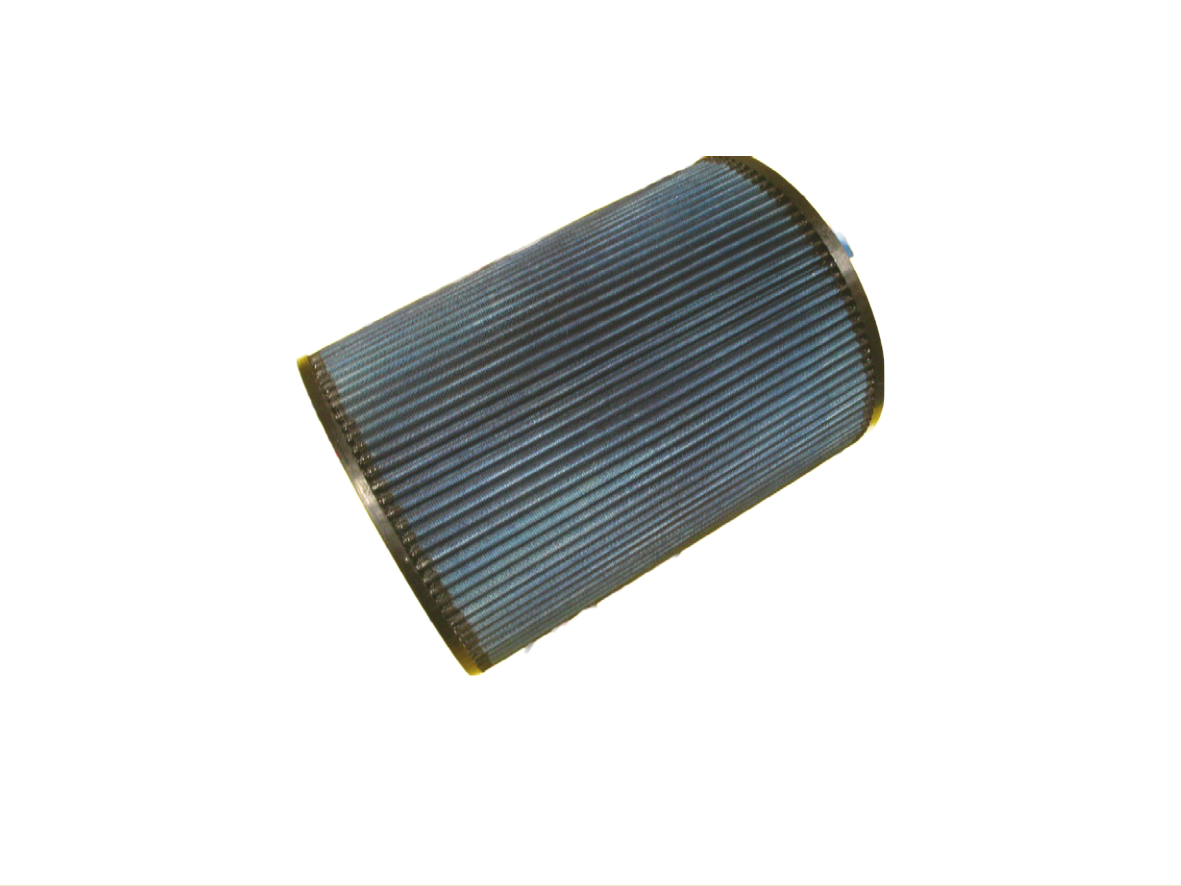 JR Filter Cylindriskt, Anslutningsdiameter 52, Svart Gummitopp