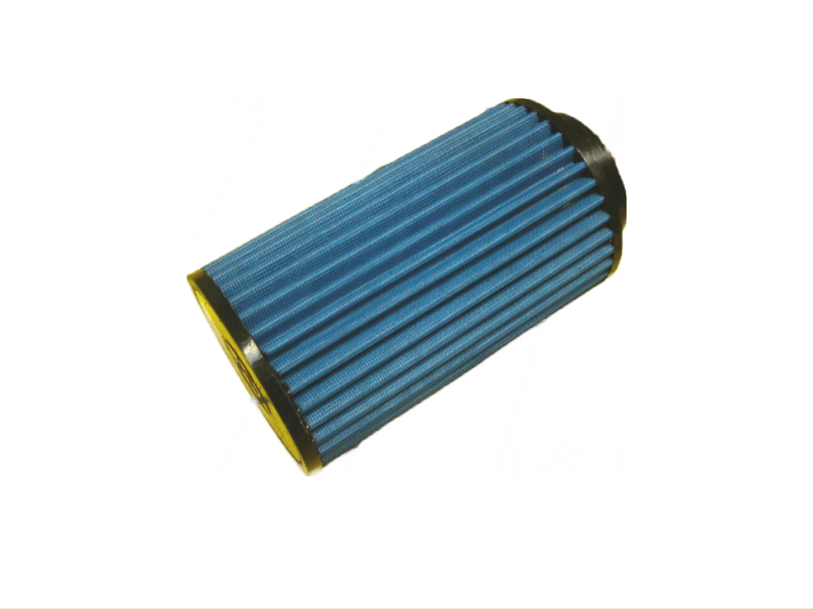 JR Filter Cylindrical, Connection diameter 55, Black Rubber Top