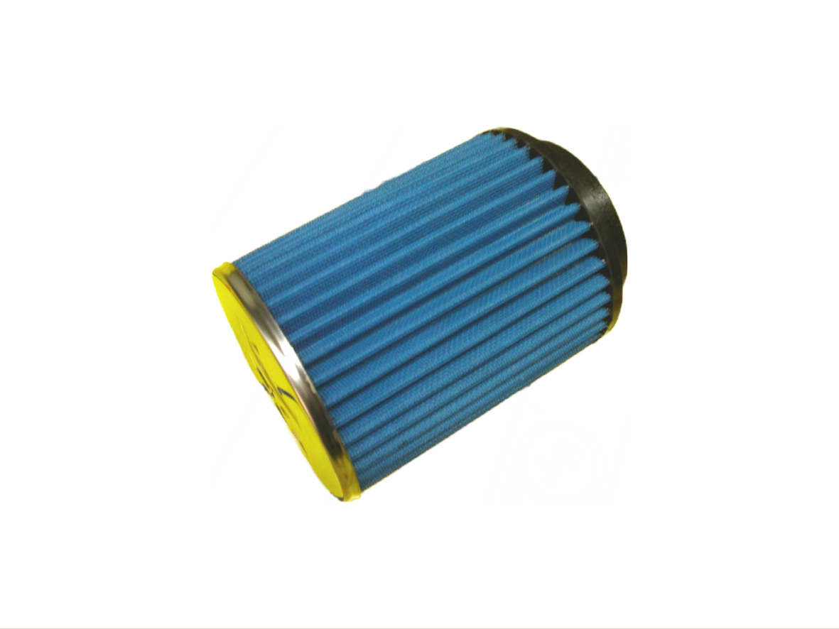 JR Filter Cylindriskt, Anslutningsdiameter 70, Kromad Topp