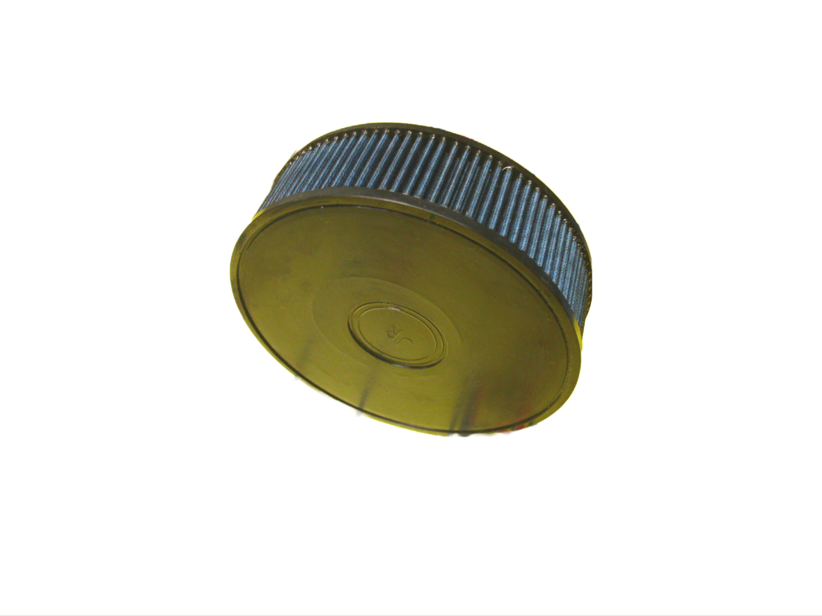 JR Filter Cylindrical, Connection diameter 75, Black Rubber top