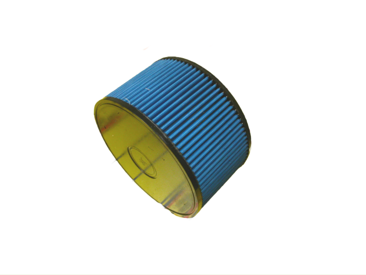 JR Filter Cylindrical, Connection diameter 75, Black Rubber top