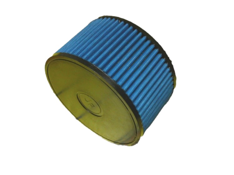 JR Filter Cylindriskt, Anslutningsdiameter 90 , Svart Gummitopp