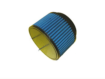 JR Filter Cylindriskt, Anslutningsdiameter 90 , Svart Gummitopp