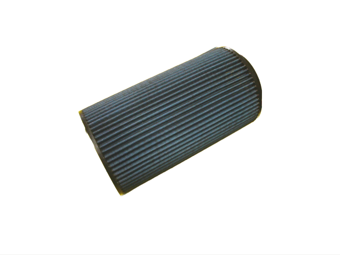 JR Filter Cylindrical, Connection diameter 100, Black Rubber top