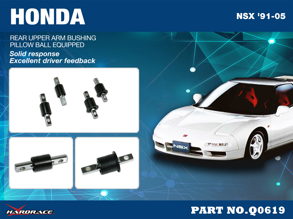 HONDA/ACURA NSX '91-05
REAR UPPER ARM BUSHING
(PILLOW BALL) - 4PCS/SET