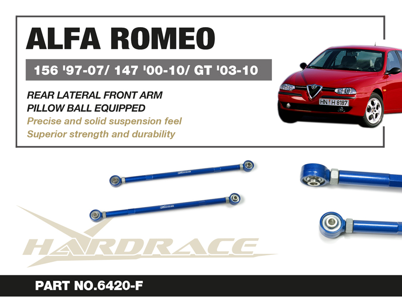 ALFA ROMEO 156 '97-07/ 147 '00-10/ GT '03-10
Bakre Sido Främre ARM 
(Länklager) - 2 St/Sats