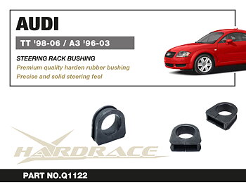 AUDI TT '98-06/ A3 '96-03/ VW GOLF '97-05/ BORA '99-05/ NEW BEETLE '98-10 Styrning RACK Bussning - 1 St/Sats