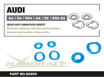 AUDI A4/S4/RS4/A5/S5/RS5 B9 '16- Bakre SUBFRMAE ANTI-VIBRATION INSERT - 4 St/Sats