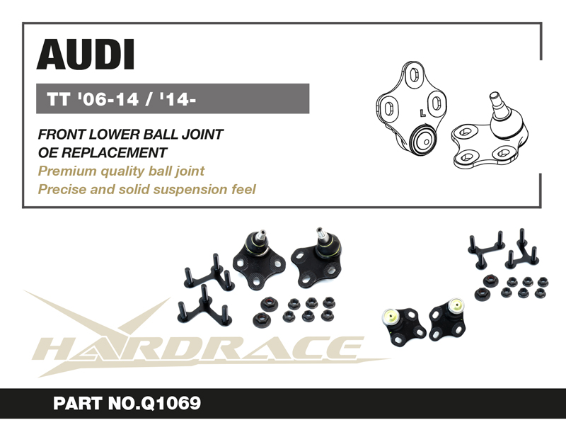 AUDI TT '06-14/ '14- Främre Bärarm Led OE REPLACEMENT - 2 St/Sats