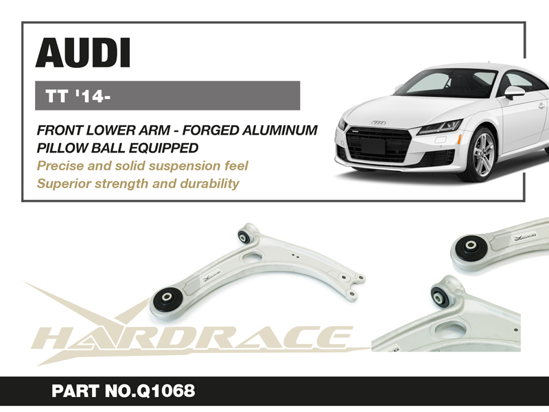 AUDI TT '14- Främre Bärarm - FORGED ALUMINUM (Länklager) - 2 St/Sats