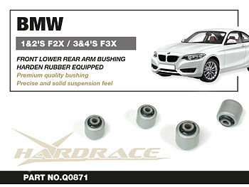 BMW 1&2'S F2x/ 3&4'S F3x/ X3&X4 F25/F26
Främre LOWER Bakre ARM Bussning
(Hårdare Gummi) - 2 St/Sats