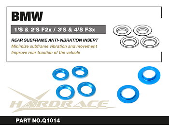 BMW 1'S & 2'S F2x/ 3'S & 4'S F3x Bakre SUBFRAME ANTI-VIBRATION INSERT - 4 St/Sats