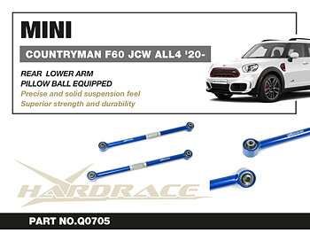 MINI CLUBMAN F54/ COUNTRYMAN F60 JCW ALL4 '19-
BMW 2'S GRAN COUPE F44 M235IX / X2 F39 M35IX
Bakre Bärarm
(Länklager) - 2 St/Sats