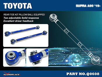 TOYOTA SUPRA J29 '19-/ BMW 3'S G20/G21 '19-/ Z4 G29 '19- 
Bakre TOE KIT 
(Länklager) - 2 St/Sats