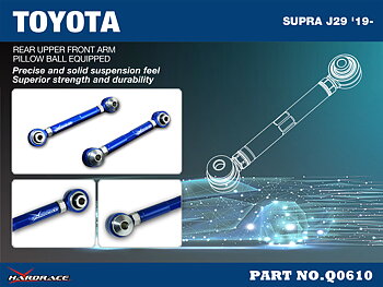TOYOTA SUPRA J29 '19-/ BMW 3'S G20/G21 '19-/ Z4 G29 '19- 
Bakre Övre Främre ARM
(Länklager) - 2 St/Sats
