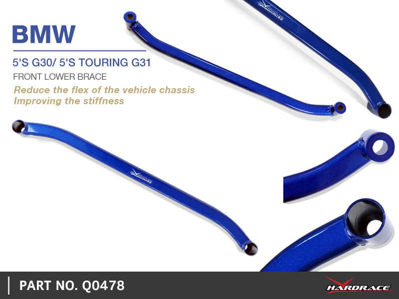 BMW 5'S G30/ 5'S TOURING G31
FRONT LOWER BRACE - 1PCS/SET