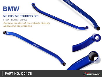 BMW 5'S G30/ 5'S TOURING G31
FRONT LOWER BRACE - 1PCS/SET
