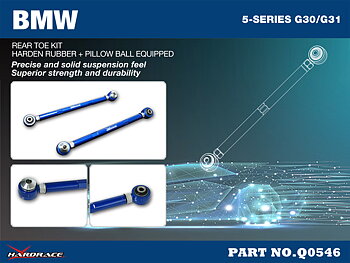 BMW 5'S G30/G31/ 6'S G32/ 7'S G11/G12/ 8'S G14/G15/G16
REAR TOE KIT
(HARDEN RUBBER + PILLOW BALL) - 2PCS/SET