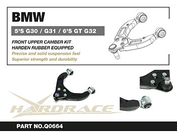 BMW 5'S G30/ 5'S TOURING G31/ 6'S GT G32
FRONT UPPER CAMBER KIT
(HARDEN RUBBER) - 2PCS/SET