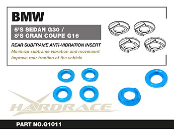 BMW 5'S SEDAN G30 / 8'S GRAN COUPE G16 REAR SUBFRAME ANTI-VIBRATION INSERT - 4PCS/SET