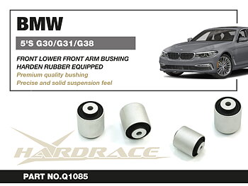 BMW 5'S G30/31/38 FRONT LOWER FRONT CURVED ARM BUSH (HARDEN RUBBER) - 2PCS/SET