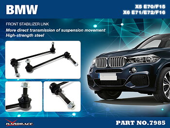 BMW X5 E70/F15 '06-18 / X6 E71/E72/F16 '07-19
Främre Stab Stag - 2 St/Sats