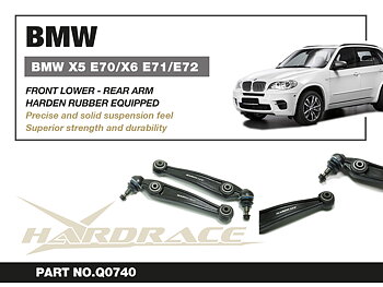 BMW X5 E70/X6 E71/E72
Främre LOWER Bakre ARM
(Hårdare Gummi) - 2 St/Sats