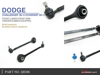 DODGE CHALLENGER '08-11/CHARGER '06-11 
Främre LOWER-Främre ARM (Hårdare Gummi) - 2 St/Sats