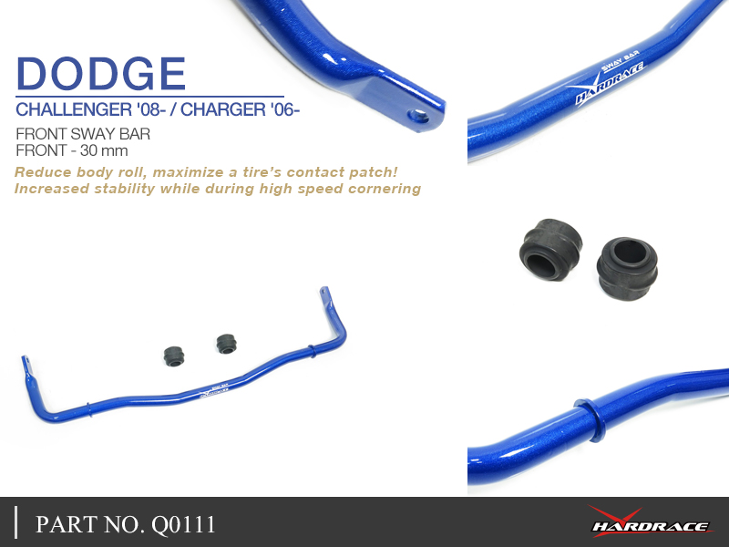 DODGE CHALLENGER '08- /CHARGER '06- /MAGNUM '05-08/
CHRYSLER 300 '05- 
FRONT SWAY BAR, 32MM - 3PCS/SET
