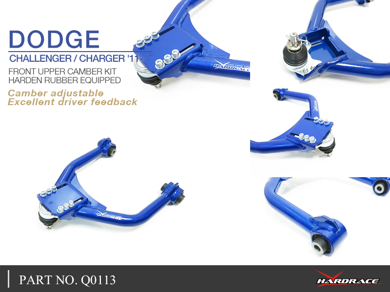 DODGE CHALLENGER /CHARGER '11-
FRONT UPPER CAMBER KIT
(HARDEN RUBBER) - 2PCS/SET