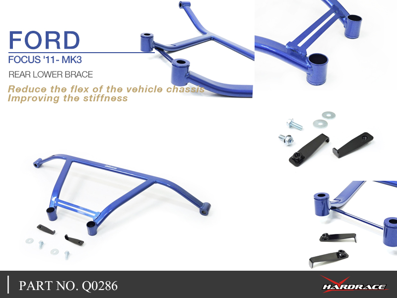 FORD FOCUS '11-18 MK3
REAR LOWER BRACE - 1PCS/SET