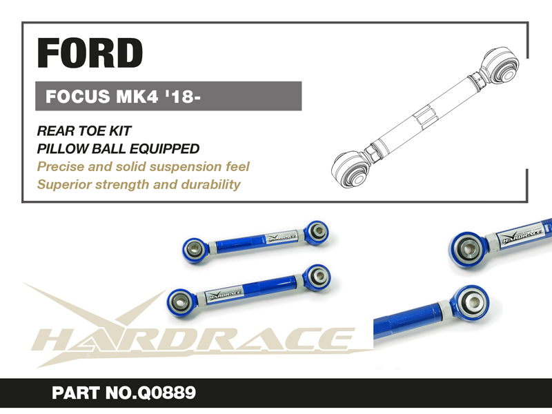FORD FOCUS '19 MK4
REAR TOE KIT 
(PILLOW BALL) - 2PCS/SET