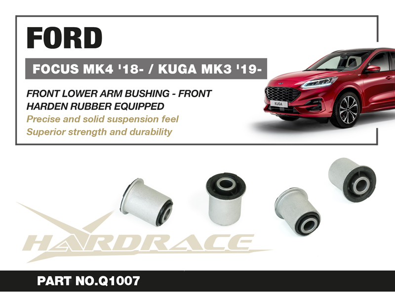 FORD FOCUS MK4 '18-/KUGA '19 FRONT LOWER ARM - FRONT BUSHING (HARDEN RUBBER) - 2PCS/SET