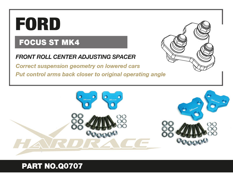 FORD FOCUS ST '19- MK4 
GEOMETRY CORRECTION SPACER - 2 St/Sats
+10mm
