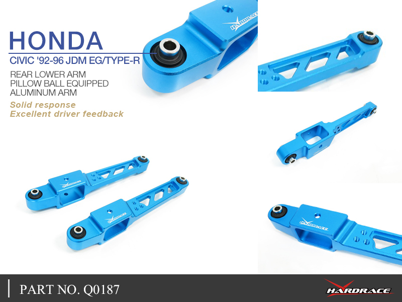 HONDA CIVIC '92-96 JDM EG/TYPE-R 
Bakre Bärarm - ALUMINUM
(Länklager) - 2 St/Sats