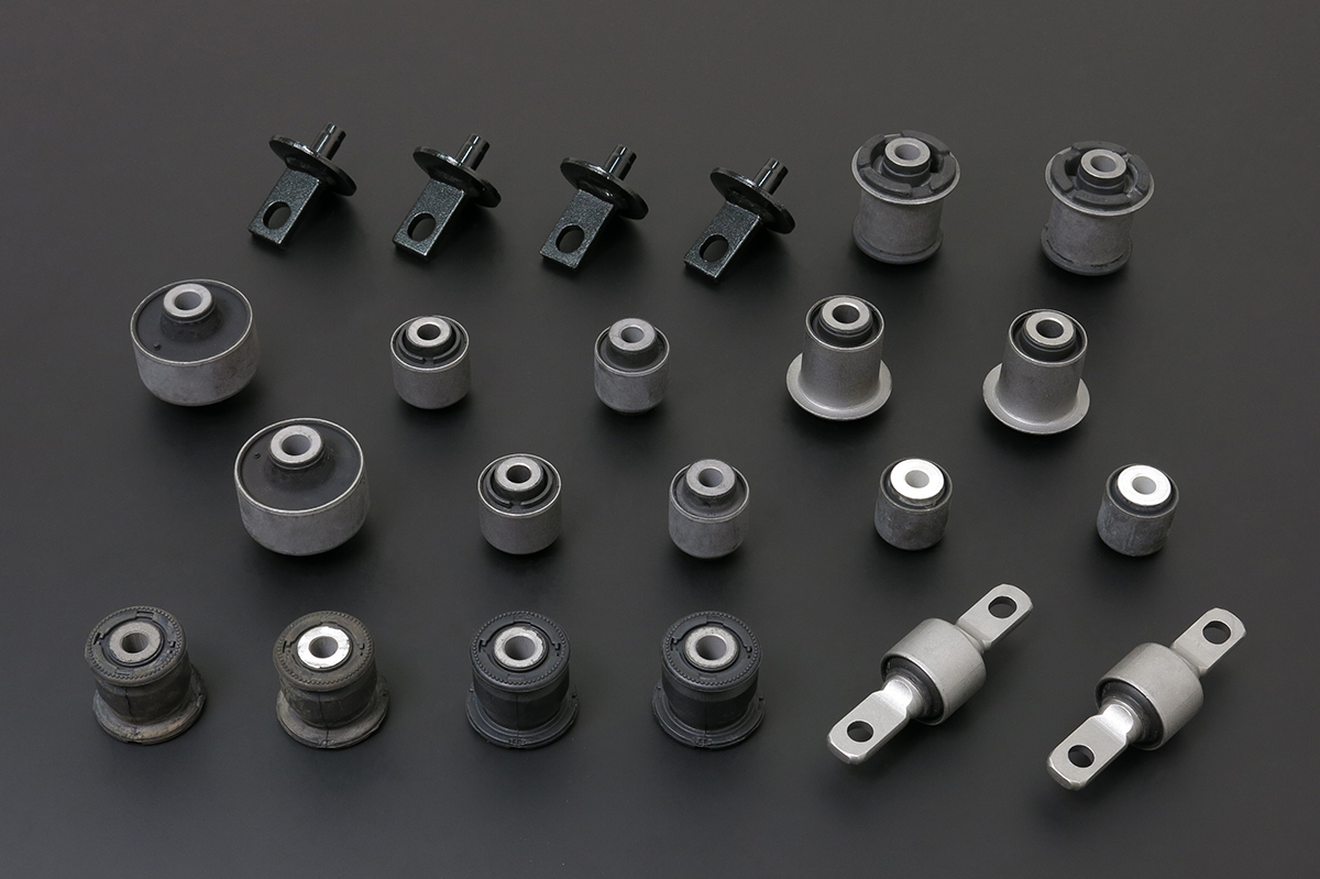 HONDA CIVIC 01-06 
COMPLETE BUSHING KIT
(HARDEN RUBBER) 22PCS/SET
USDM:FOR NON-SI USE