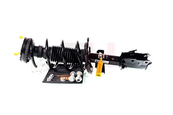 Complete Suspension strut front MAZDA 2 (DE) 10.2007- 1.3, 1.5 (AUTOMATIC TRANSMISSION), 1.4 MZR-CD, 1.6 MZ-CD