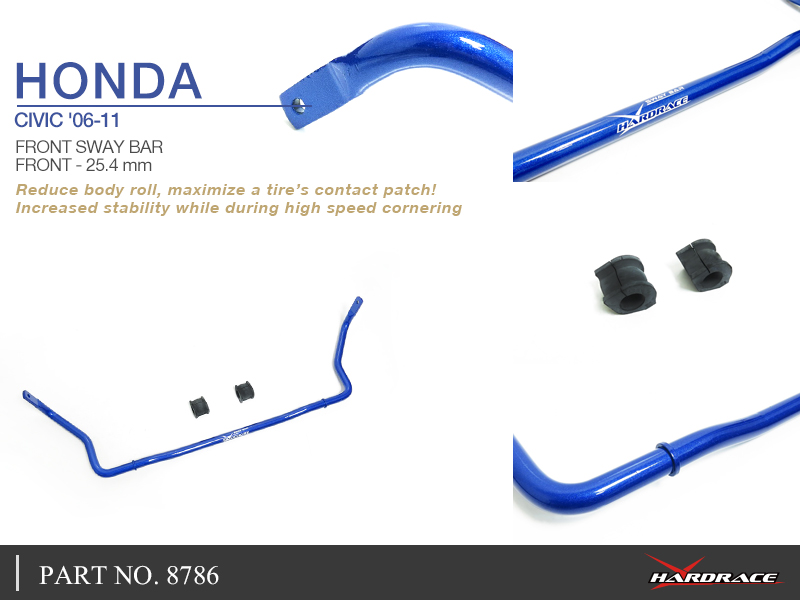HONDA CIVIC '06-11 Främre kränghämmare 25.4MM - 3 St/Sats