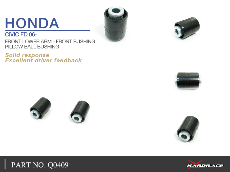 HONDA CIVIC FD 06- 
FRONT LOWER ARM - REAR BUSHING
(PILLOW BALL) - 2PCS/SET