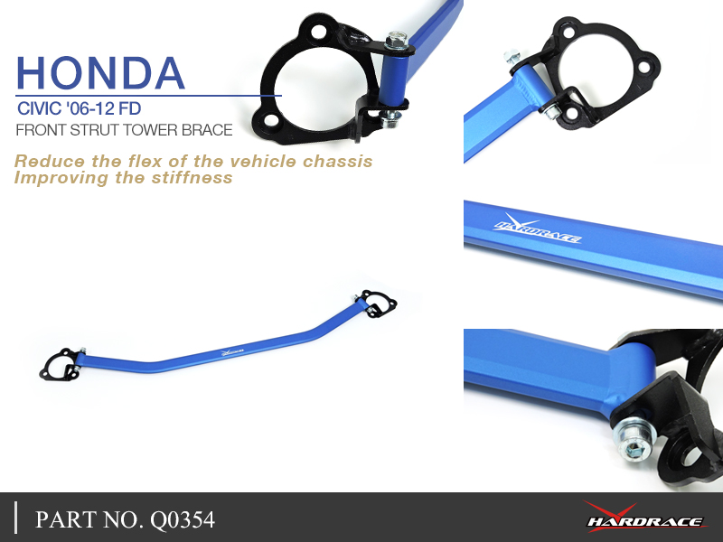 HONDA CIVIC '06-12 FD 
Främre Fjäderben TOWER BRACE - 1 St/Sats