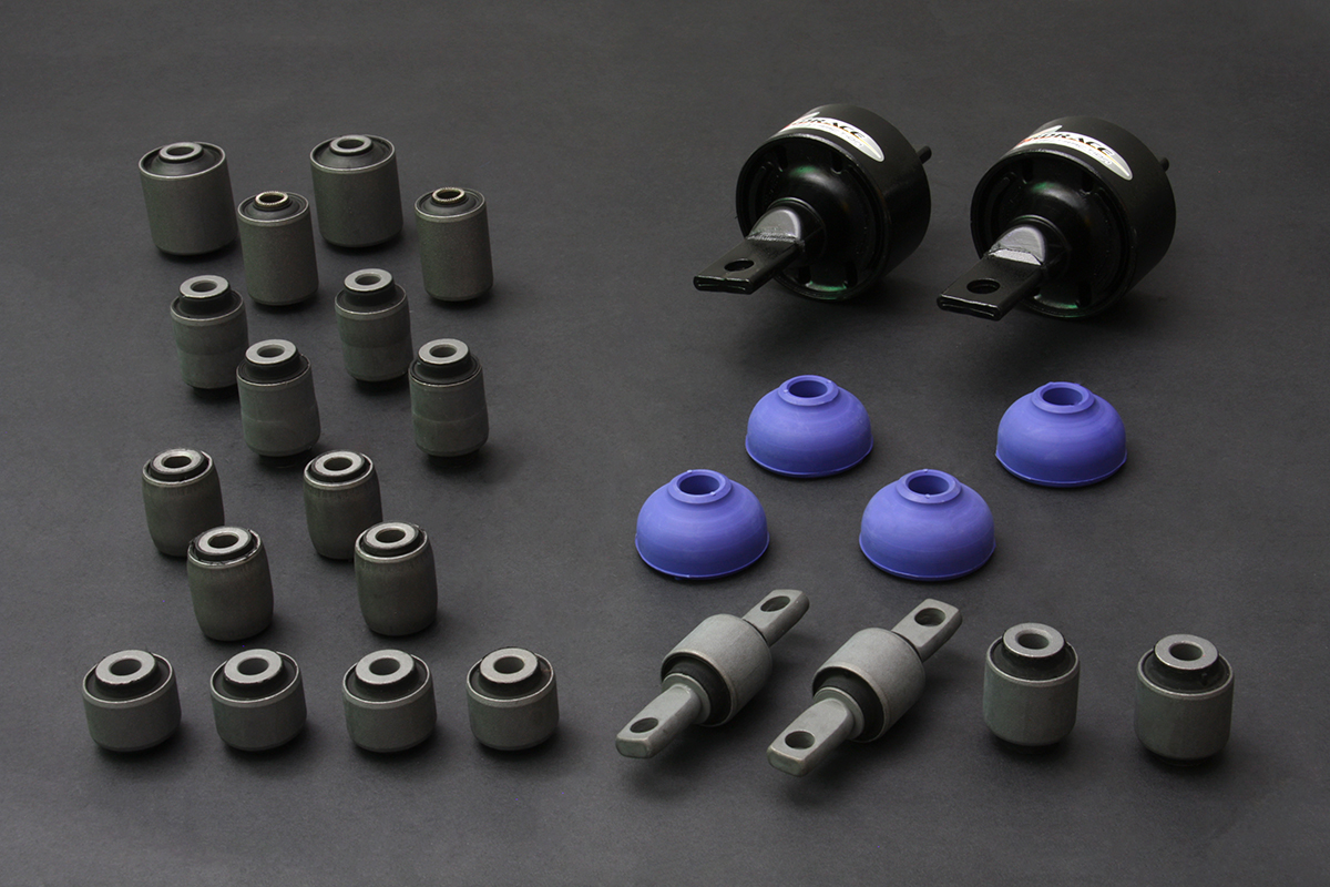 CIVIC EF JDM 88-91 COMPLETE BUSHING KIT
(HARDEN RUBBER) 26PCS/SET