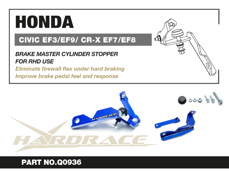 HONDA CIVIC EF3/EF9/ CR-X EF7/EF8 BRAKE MASTER CYLINDER STOPPER - 2 St/Sats FOR RHD MODELS