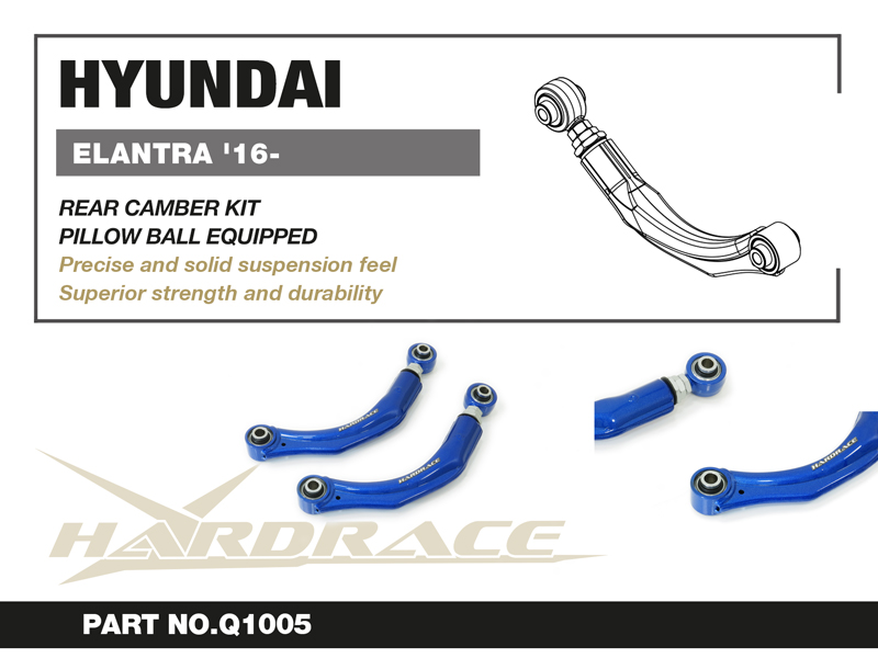 HYUNDAI SONATA '14- /ELANTRA SPORT '16-/KIA K7 '16- REAR CAMBER KIT (PILLOW BALL) - 2PCS/SET