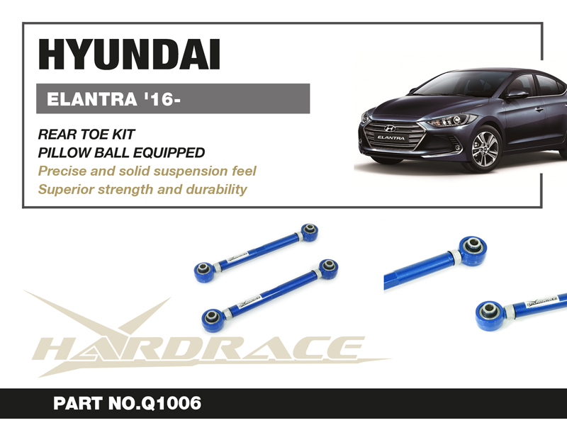 HYUNDAI ELANTRA SPORT 1.6T '16- REAR TOE KIT (PILLOW BALL) - 2PCS/SET