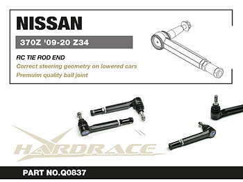 NISSAN 370Z Z34/ INFINITI G '06-14 V36/ Q50/Q60 '14- V37
RC TIE ROD END (FORGED BODY) - 2PCS/SET