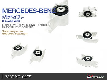 M.BENZ A-CLASS W176/CLA-CLASS C117/B-CLASS W246 
FRONT LOWER CONTROL ARM BUSHING - REAR
(HARDEN RUBBER) - 2PCS/SET