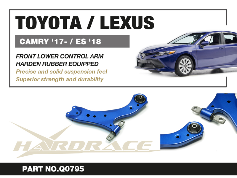 TOYOTA CAMRY '17-/ LEXUS ES '18-
FRONT LOWER CONTROL ARM
(HARDEN RUBBER) - 2PCS/SET