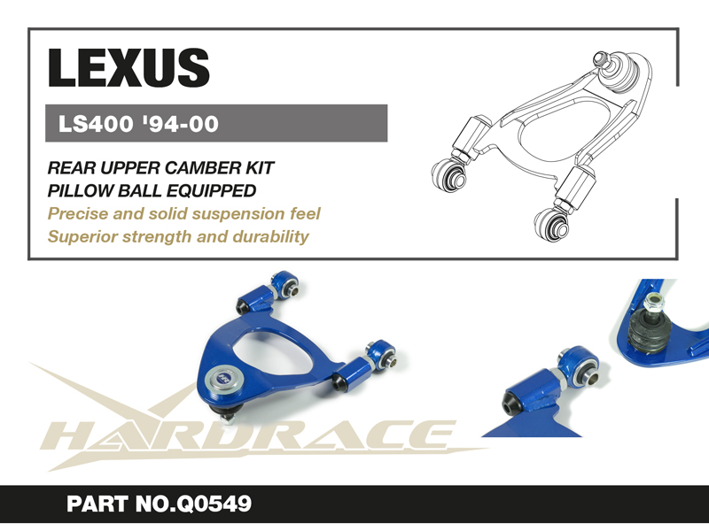 LEXUS LS400/TOYOTA CELSIOR UCF20 '94-00/ CENTURY 97-16
REAR UPPER ARM/ CAMBER KIT
(PILLOW BALL) - 2PCS/SET