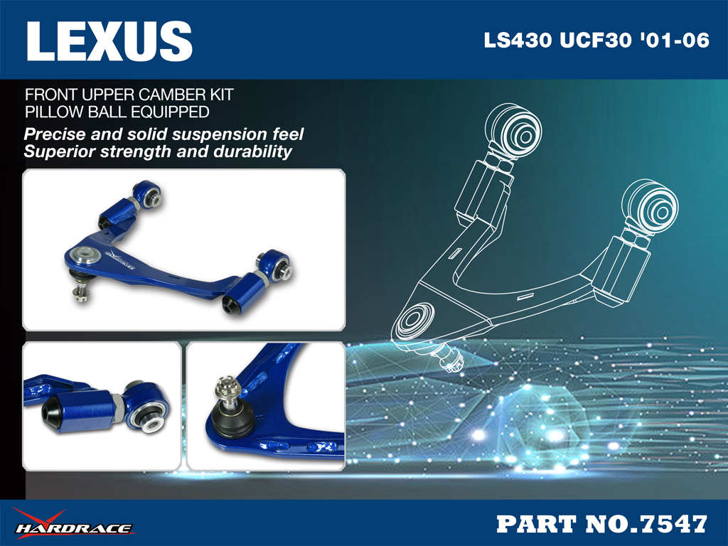 LEXUS LS430 UCF30 '01-06
Främre Övre Cambersats
(Länklager) - 2 St/Sats