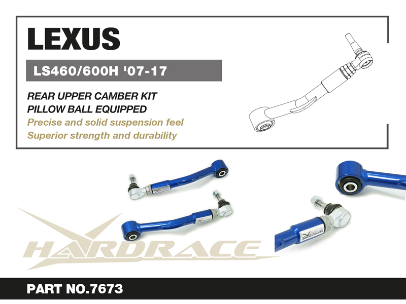 LEXUS LS460/600H '07-17
REAR UPPER CAMBER KIT
(PILLOW BALL) 2PCS/SET
